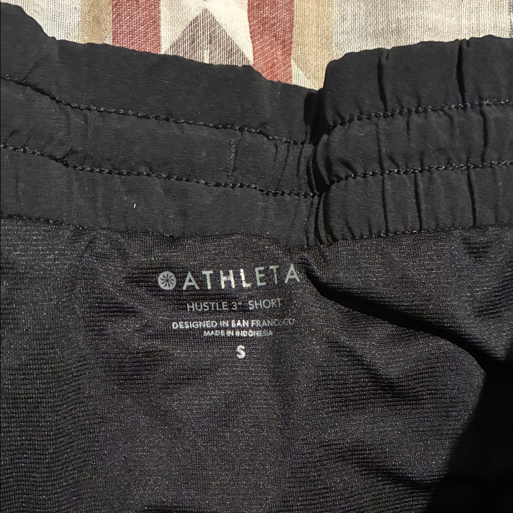 Athleta Women's Black Athletic Shorts - Picture 2 of 3